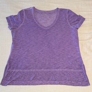 👚 Lane Bryant V-Neck Tee – Purple, Size 18/20